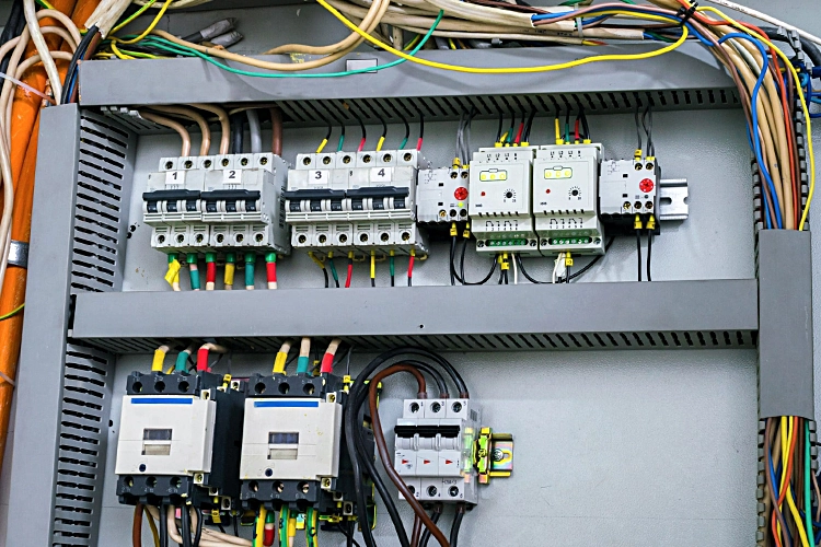 مونتاژ تابلو برق توزیع دستگاه‌ها