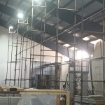 نصب چراغ آویز انبار مرکزی